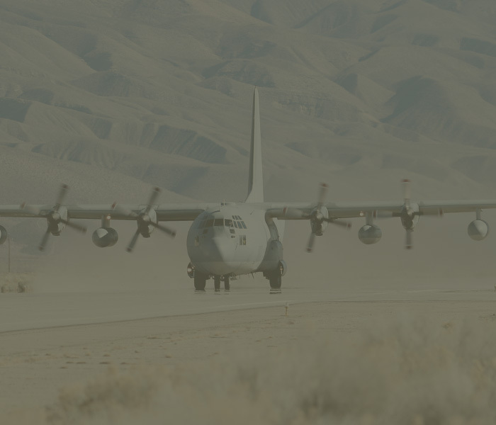 Air Force aircraft on runway