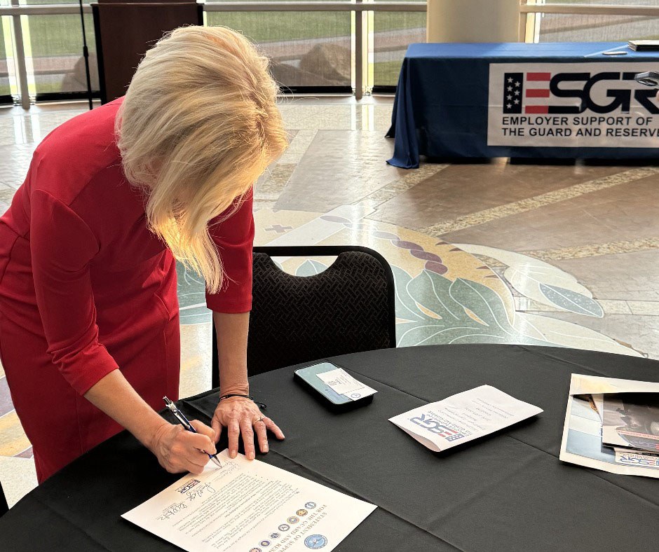 Jill Castilla signs ESGR statement of support